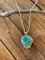 The Bobble Turquoise Pendant Necklace- Nila Turquoise #145