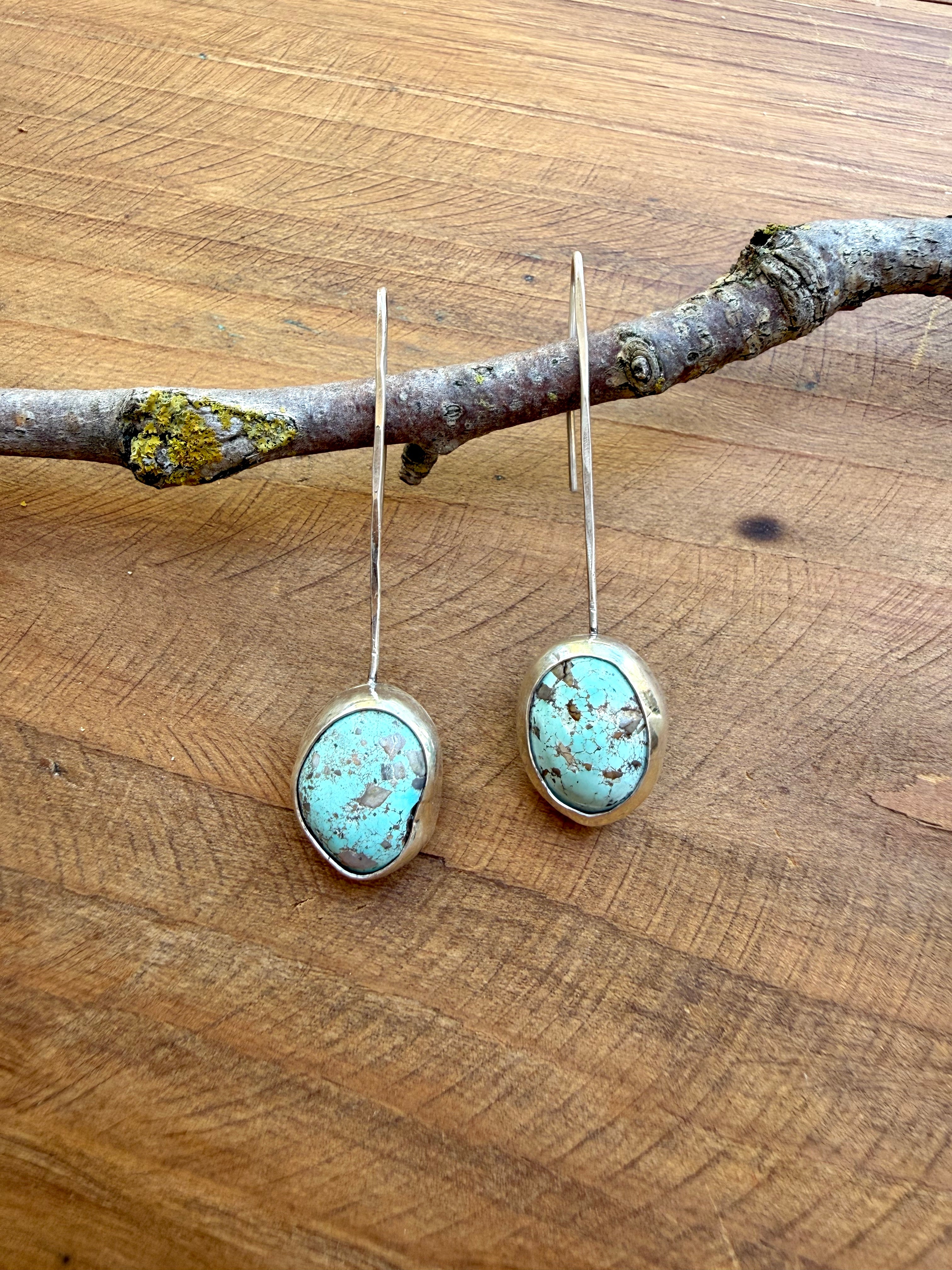 Drop Earrings - Nila Turquoise No. 129