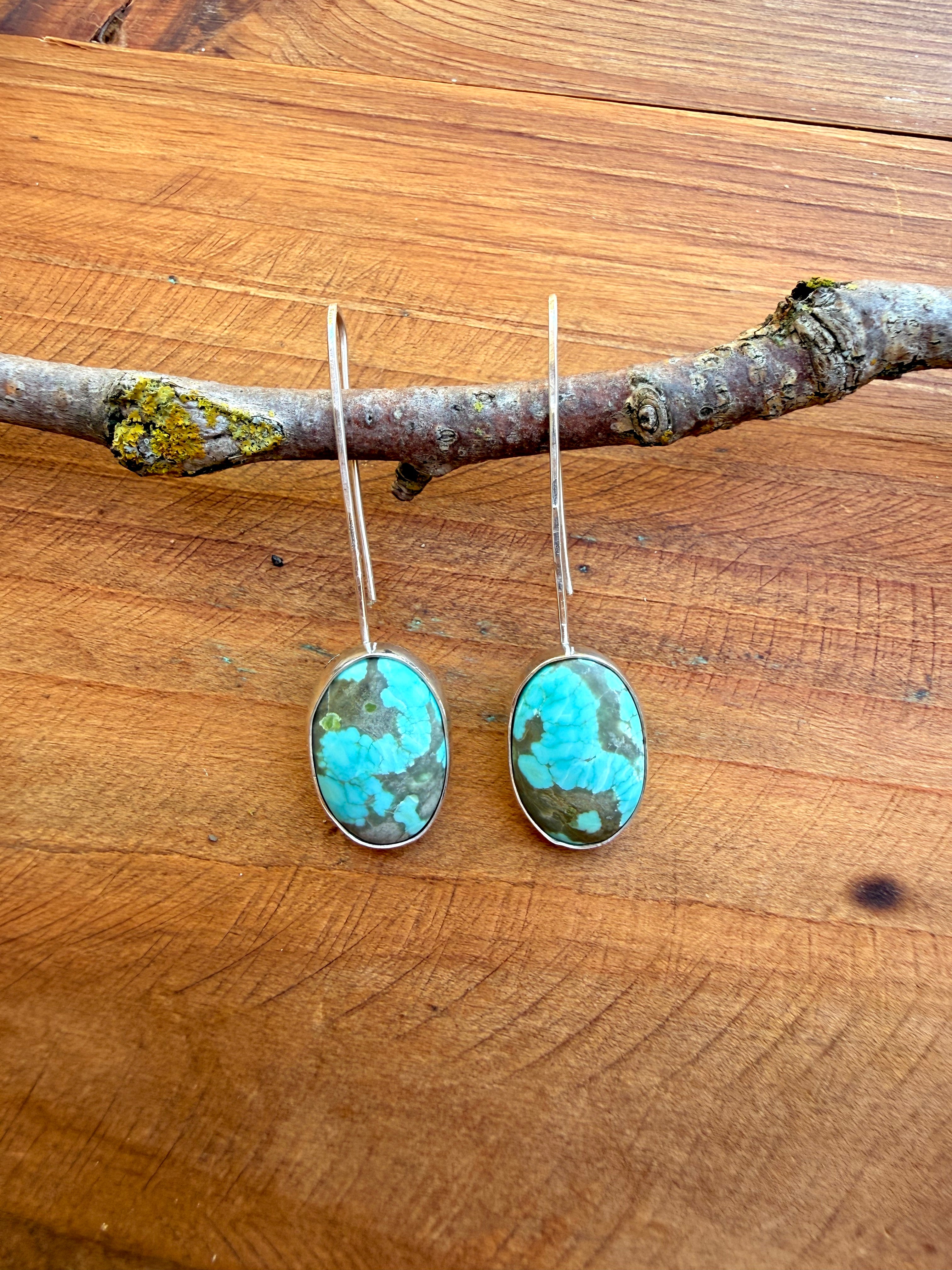 Drop Earrings - Royston Turquoise No. 133