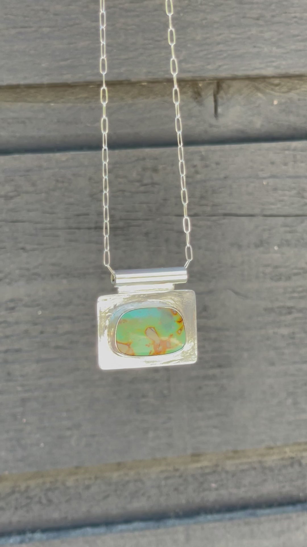 The Bar Necklace- Nila Turquoise #140
