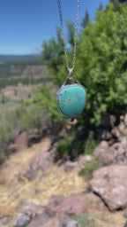 The Bobble- Nila Turquoise Pendent Necklace  #134