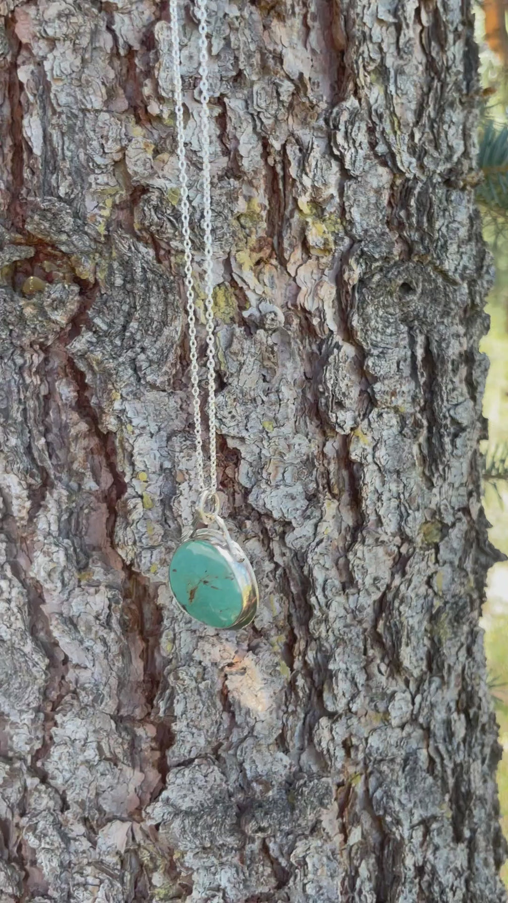 The Saddle Turquoise Pendant Necklace- Nila Turquoise #146