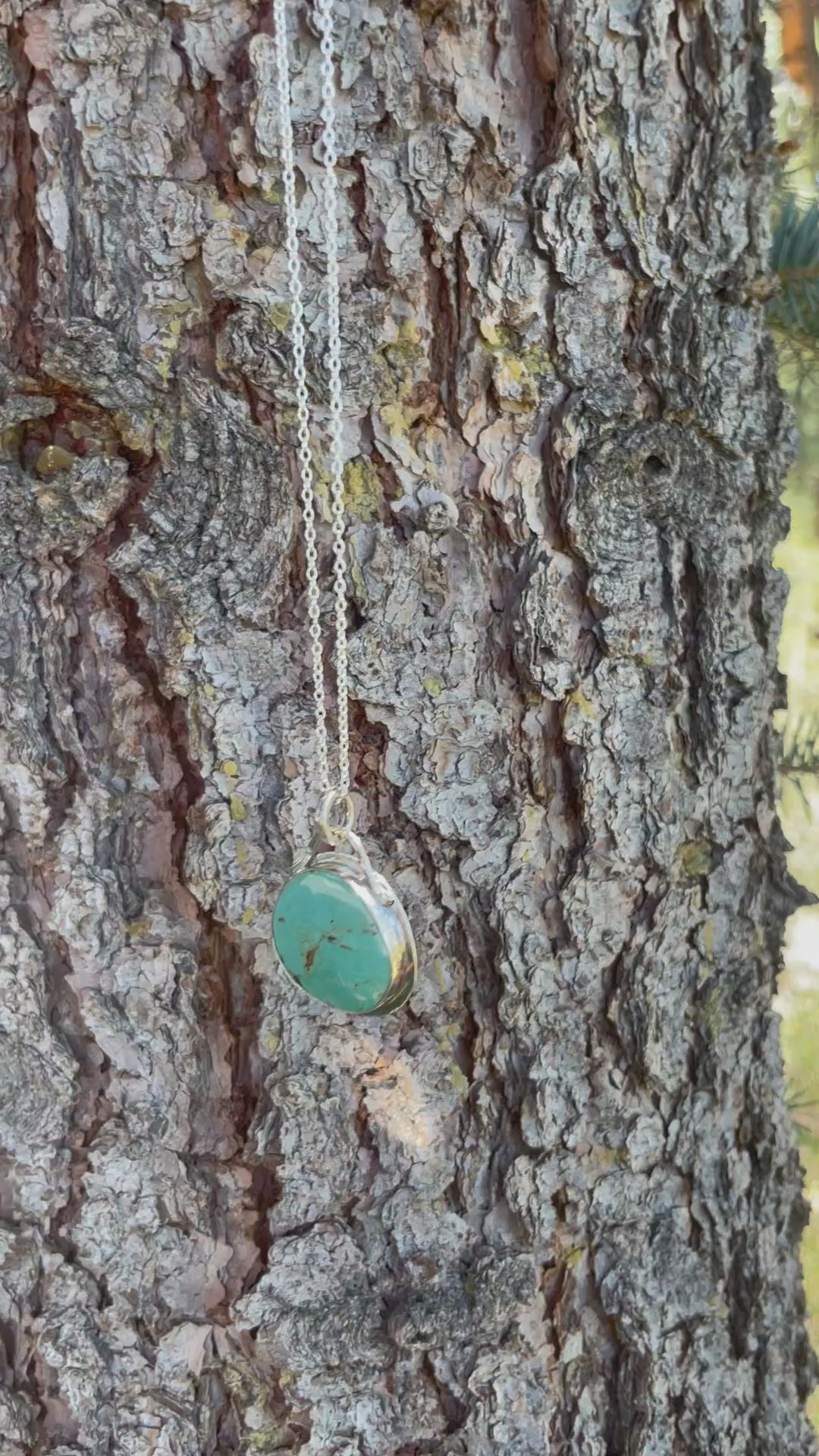 The Saddle Turquoise Pendant Necklace- Nila Turquoise #146