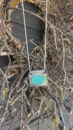 The Bar Turquoise Pendant Necklace- Nila Turquoise #141