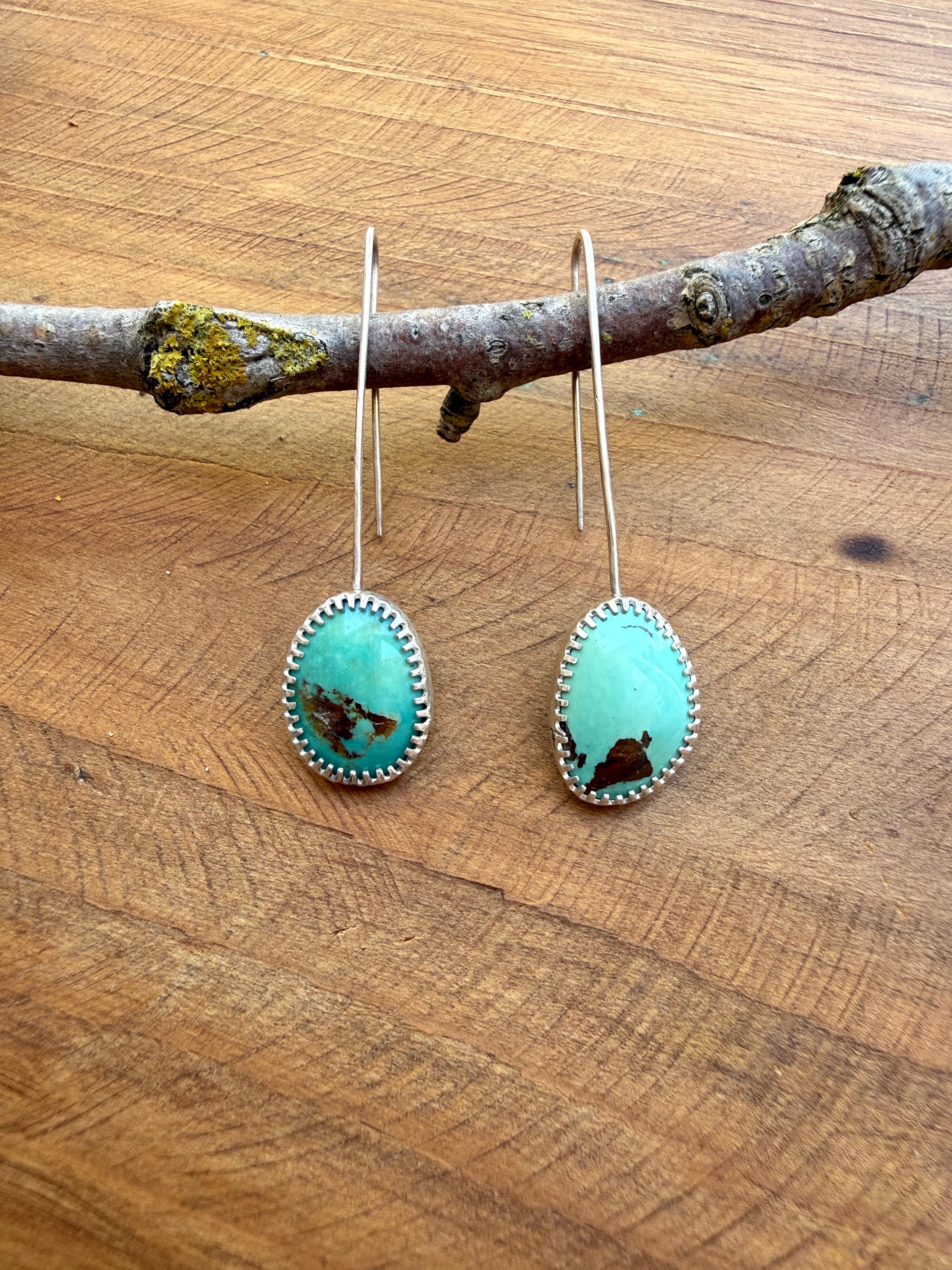 Drop Earrings - Nila Turquoise No. 128